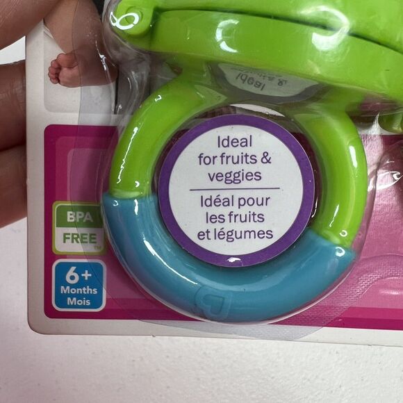 Munchkin Fresh Food Feeder 6+ Months Ideal for Fruits & Veggies 2 Pack BPA Free - Picture 4 of 8